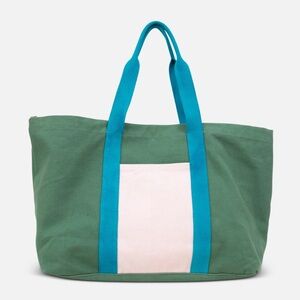 NOONDAY CANVAS COLOR BLOCK TOTE BAG (NNU)